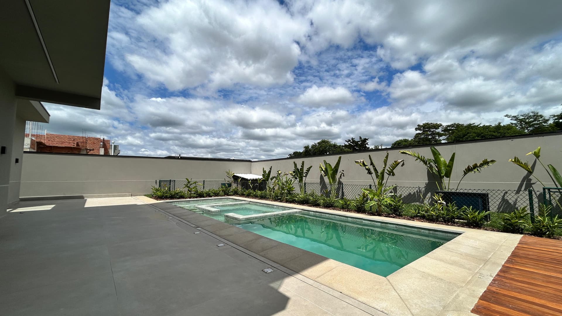 Vista da área gourmet